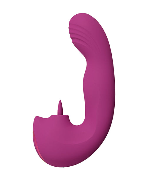 Shots Yumi Triple Action G - Spot Vibrator & Stimulator - Pink