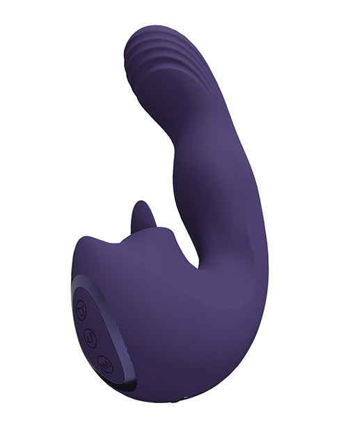 Shots Yumi Triple Action G - Spot Vibrator & Stimulator - Purple