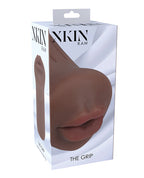 Shots Xkin RAW The Grip Masturbator - Brown