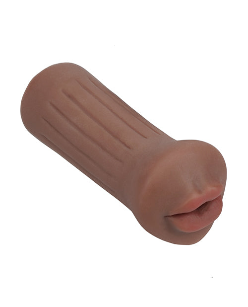 Shots Xkin RAW The Grip Masturbator - Brown