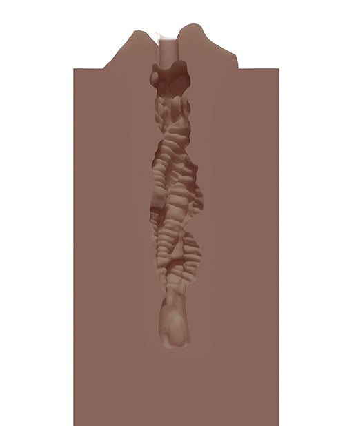 Shots Xkin RAW The Grip Masturbator - Brown