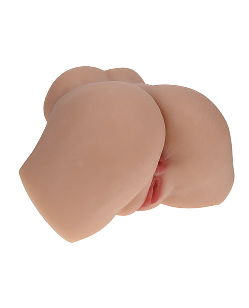 Shots Xkin Valentina Vellure Dual Entry Masturbator - Tan - .