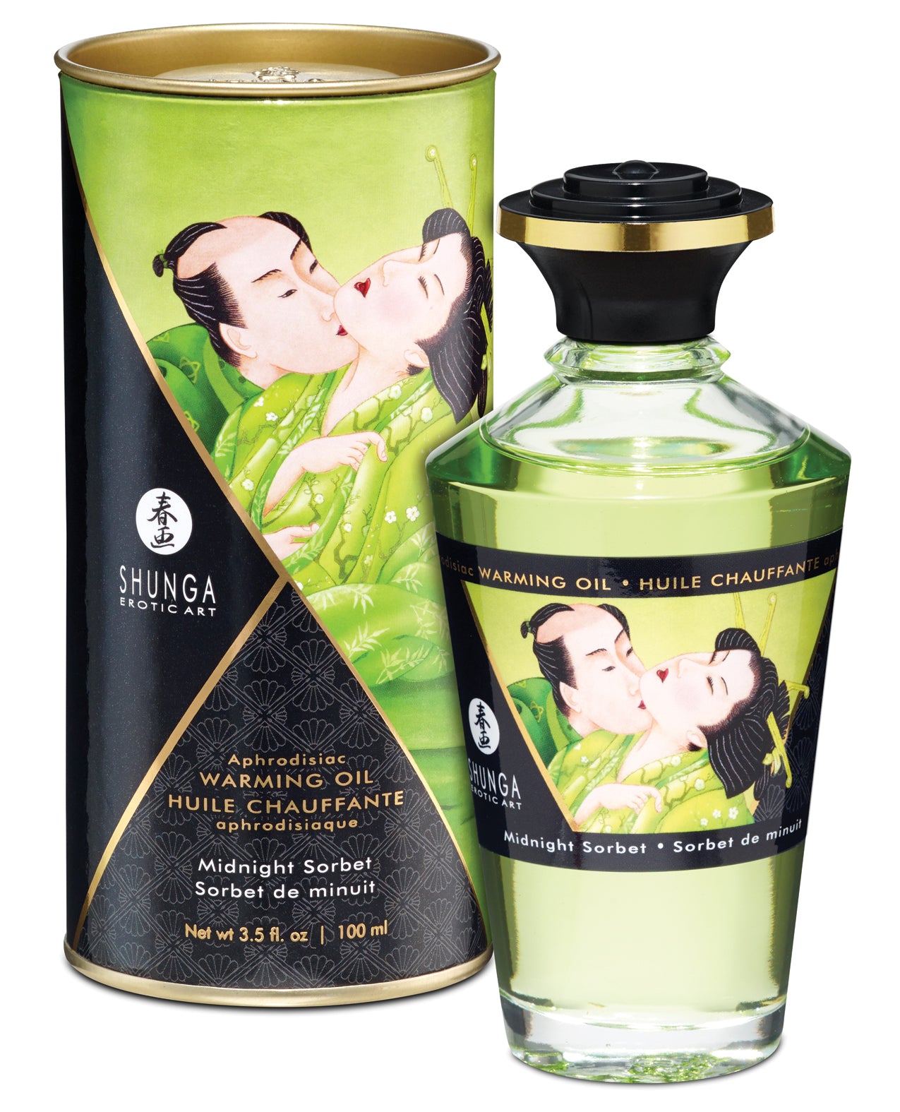 Shunga Warming Oil - Midnight Sorbet