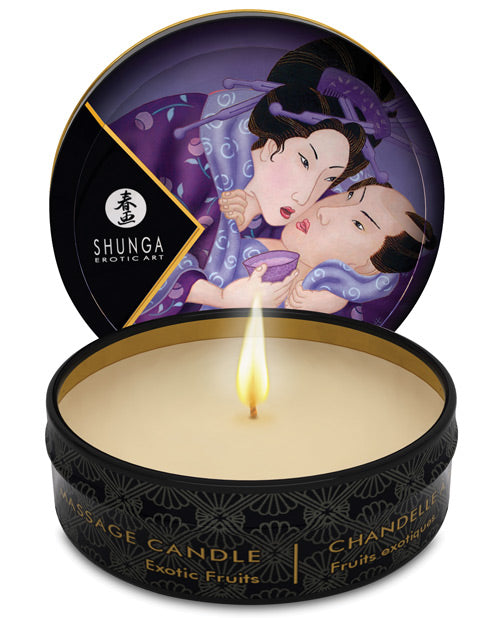 Shunga Libido Mini Candlelight Massage Candle - Exotic Fruits