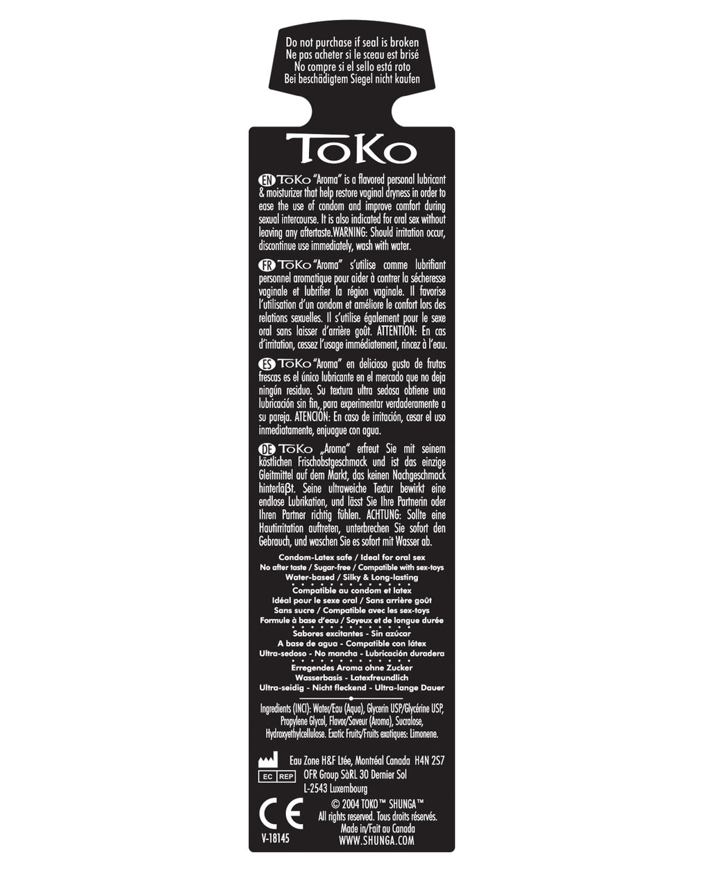 Shunga Toko Aroma Flavoured Lubricant - Melon Mango