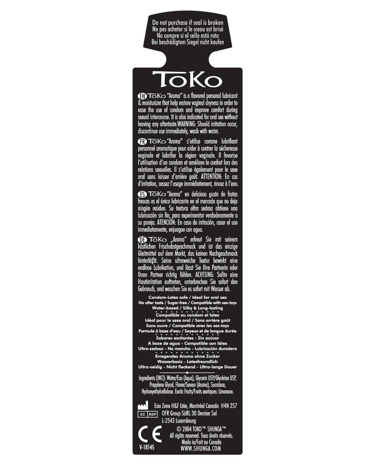 Shunga Toko Aroma Flavoured Lubricant - Melon Mango