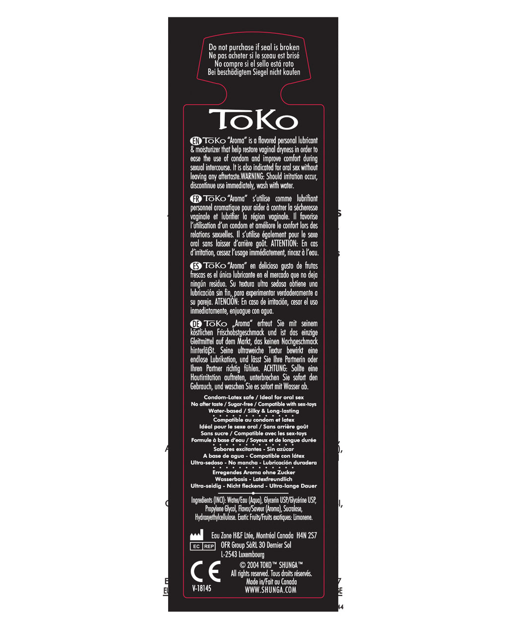 Shunga Toko Aroma Lubricant - Lustful Litchee