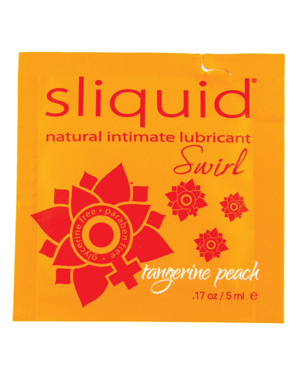 Sliquid Naturals Swirl Lubricant Pillow - . Peach