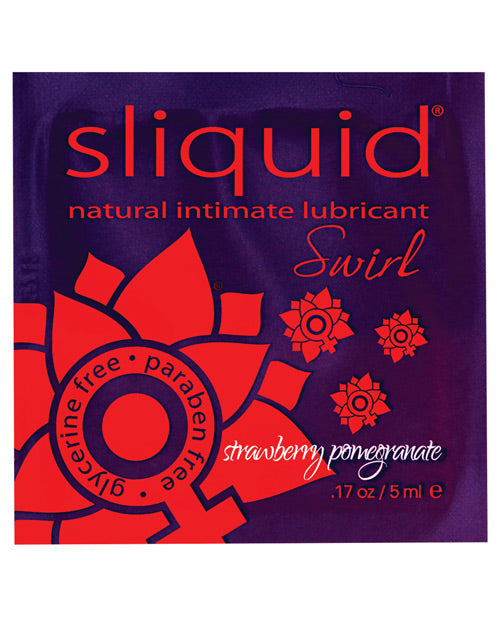 Sliquid Swirl Lubricant Pillow - . Strawberry Pomegranate