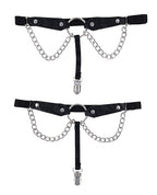 Sex & Mischief Chain Lace Garters