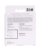Sex & Mischief Peaches 'n CreaMe Silicone Nipple Suckers