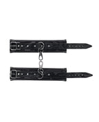 Sportsheets Velvet Noir Handcuffs - Black