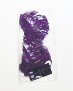 Floral Eyelash Lace Underwire Babydoll w/Thong 2 pc Set - Purple