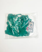 Lace and Mesh Open Crotch Teddy w/Gold Straps - Green