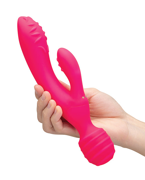 Together Tri Delight Dual-Ended Triple Stim Wand &amp; Rabbit Vibrator