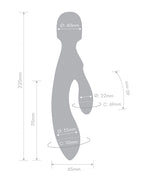 Together Tri Delight Dual-Ended Triple Stim Wand &amp; Rabbit Vibrator