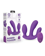 Together Blended Pleasure Remote Controlled Triple - Pronged Vibrator