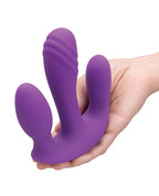 Together Blended Pleasure Remote Controlled Triple - Pronged Vibrator