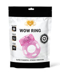 Wow Ring Vibrating Cock Ring - Pink