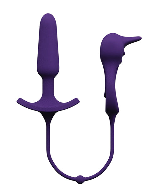 VeDO Humper Rechargeable Dual C - Ring w/Anal Plug - Purple