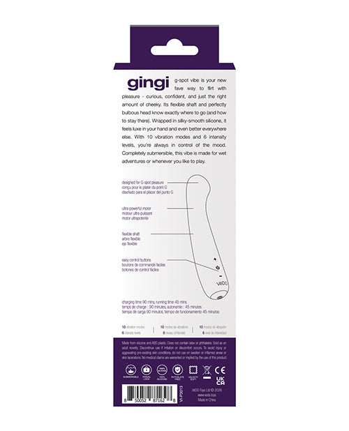 VeDO Gingi Rechargeable G-Spot - Purple