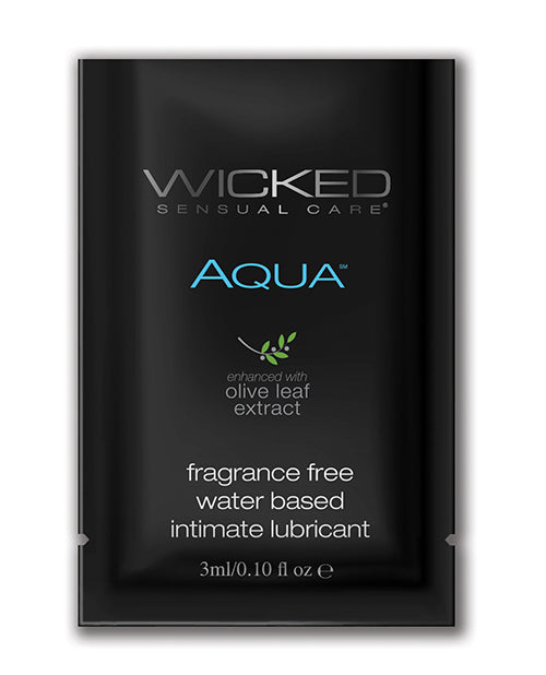 Wicked Sensual Care Aqua Waterbased Lubricant - . Fragrance Free