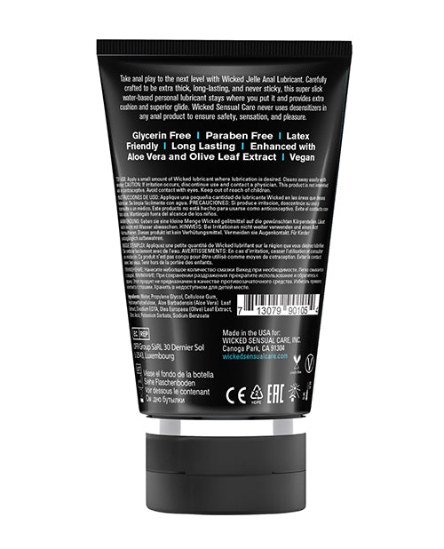 Wicked Sensual Care Jelle Waterbased Anal Lubricant - Fragrance Free