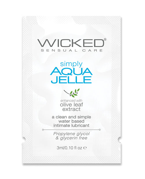 Wicked Sensual Care Simply Aqua Jelle Water Based Lubricant - .