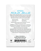 Wicked Sensual Care Simply Aqua Jelle Water Based Lubricant - .