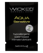 Wicked Sensual Care Hypoallergenic Aqua Sensitive Water Based Lubricant - .