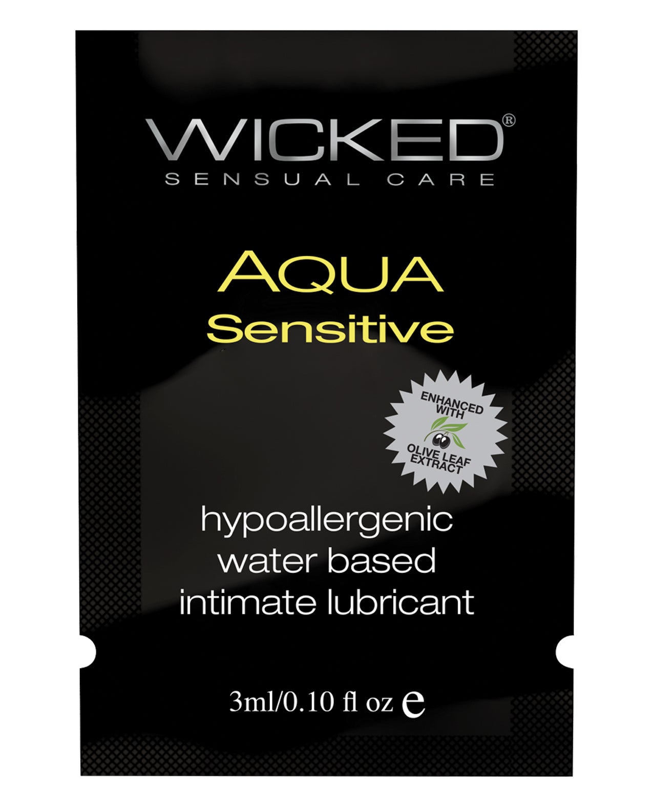 Wicked Sensual Care Hypoallergenic Aqua Sensitive Water Based Lubricant - .