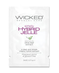 Wicked Sensual Care Simply Hybrid Jelle Lubricant - .