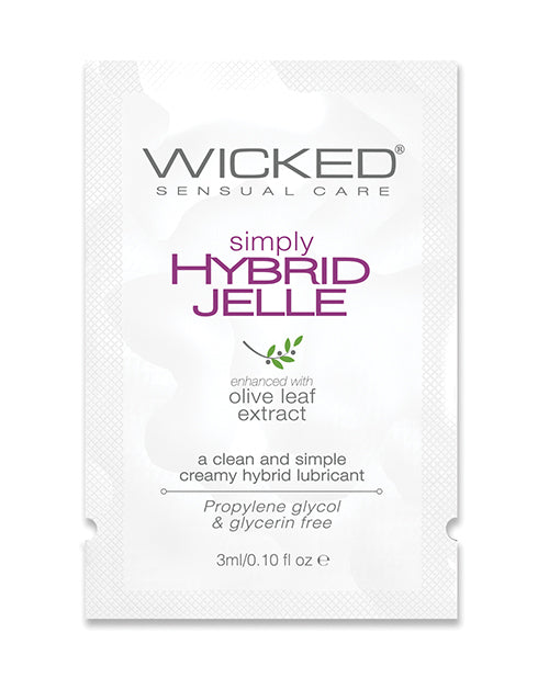 Wicked Sensual Care Simply Hybrid Jelle Lubricant - .