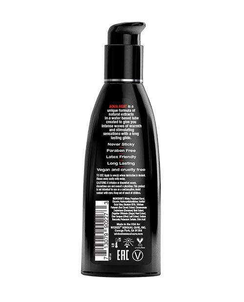 Wicked Sensual Care Aqua Heat Warming Sensation Lubricant