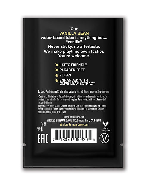 Wicked Sensual Care Waterbased Lubricant - . Vanilla Bean