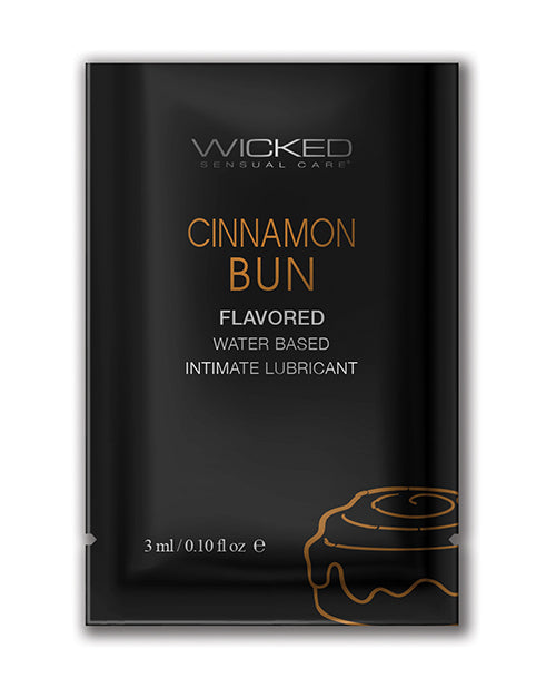 Wicked Sensual Care Aqua Waterbased Lubricant - . Cinnamon Bun