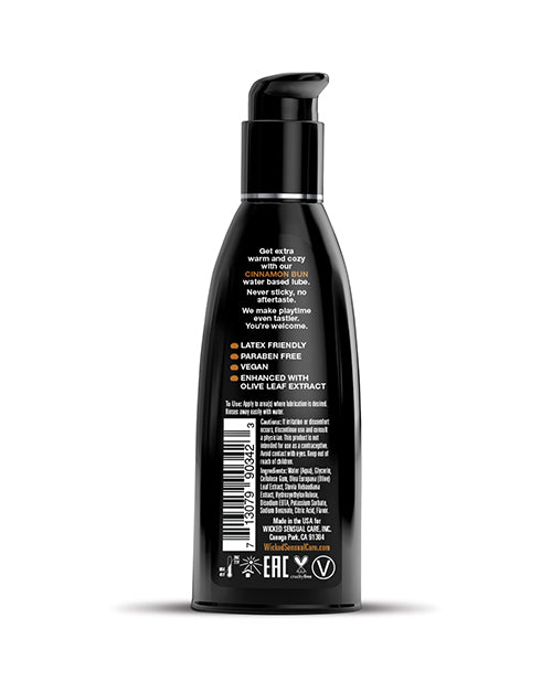 Wicked Sensual Care Aqua Waterbased Lubricant - Cinnamon Bun