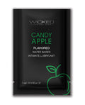 Wicked Sensual Care Aqua Waterbased Lubricant - . Candy Apple