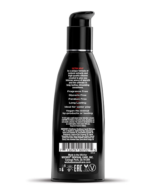 Wicked Sensual Care Ultra Heat Warming Sensation Silicone Based Lubricant