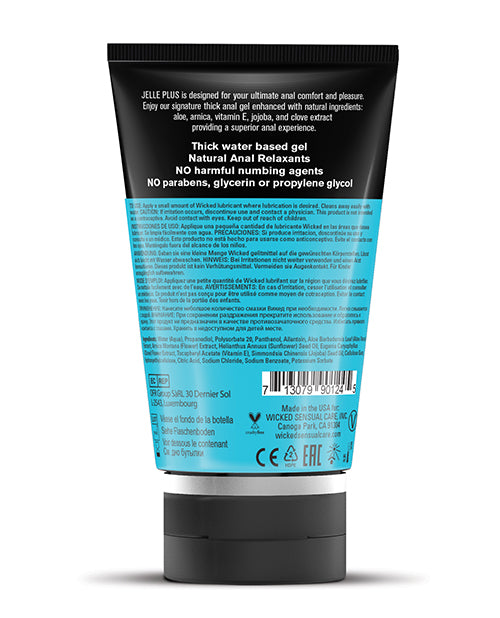 Wicked Sensual Care Jelle Water Based Anal Lubricant with Relaxants