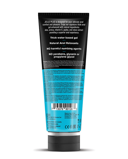 Wicked Sensual Care Jelle Water Based Anal Lubricant with Relaxants