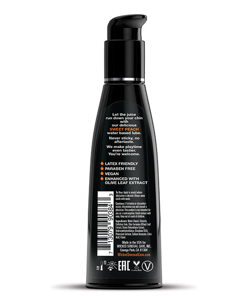 Wicked Sensual Care Waterbased Lubricant - Sweet Peach