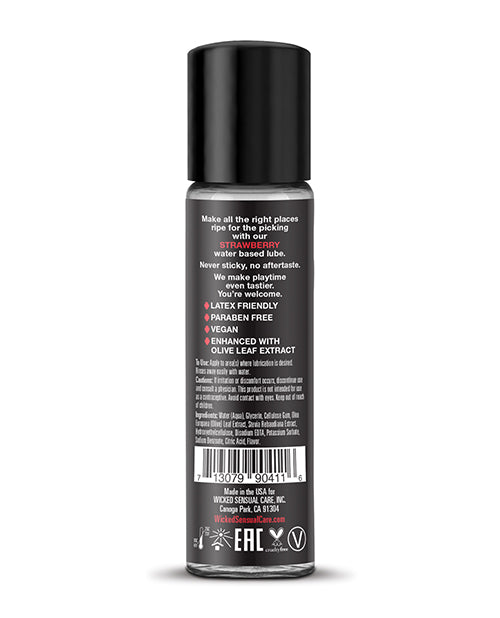 Wicked Sensual Care Aqua Water Based Lubricant - Strawberry