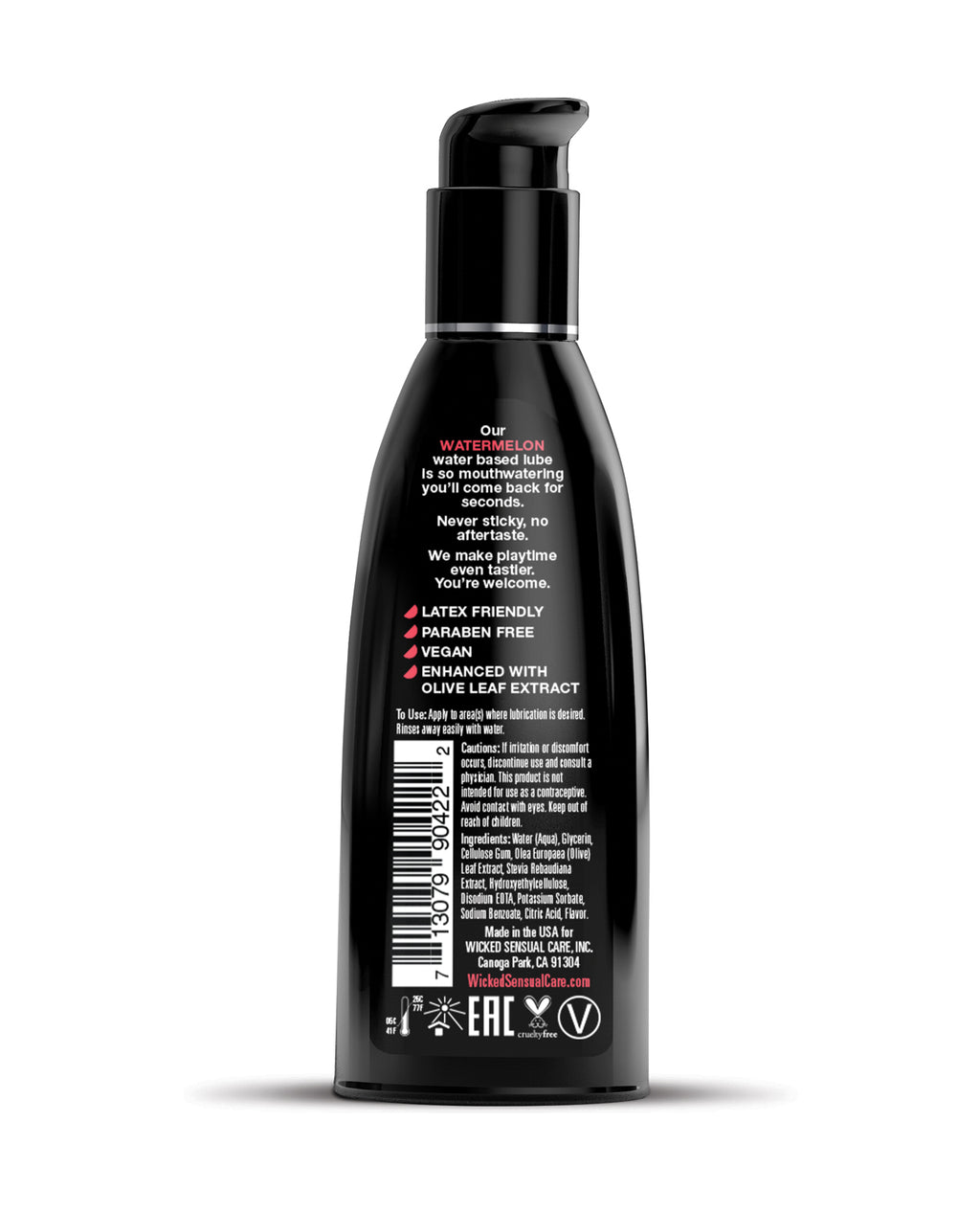Wicked Sensual Care Water Based Lubricant - Watermelon