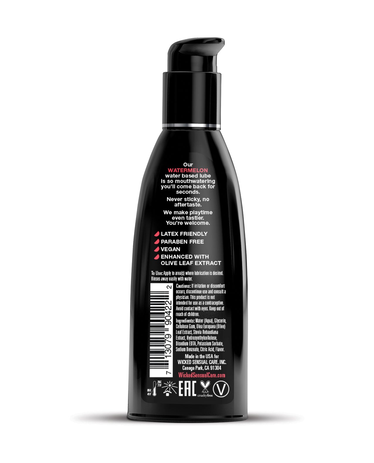 Wicked Sensual Care Water Based Lubricant - Watermelon