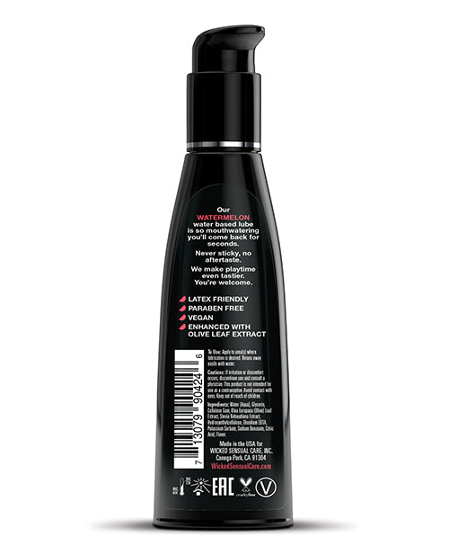 Wicked Sensual Care Aqua Water Based Lubricant - Watermelon
