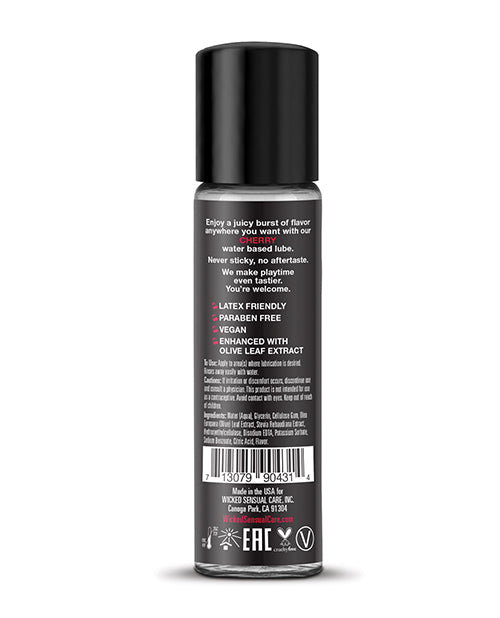 Wicked Sensual Care Aqua Water Based Lubricant - Cherry