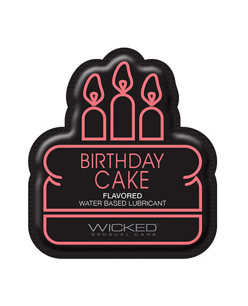 Wicked Sensual Care Water Based Lubricant - . Birthday Cake