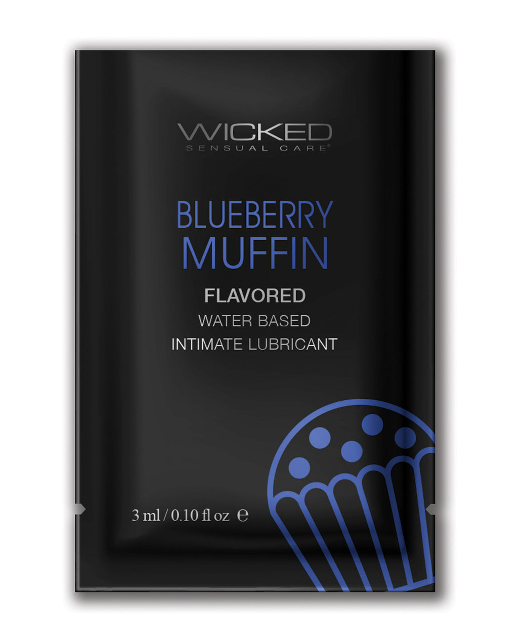 Wicked Sensual Care Water Based Lubricant - . Blueberry Muffin