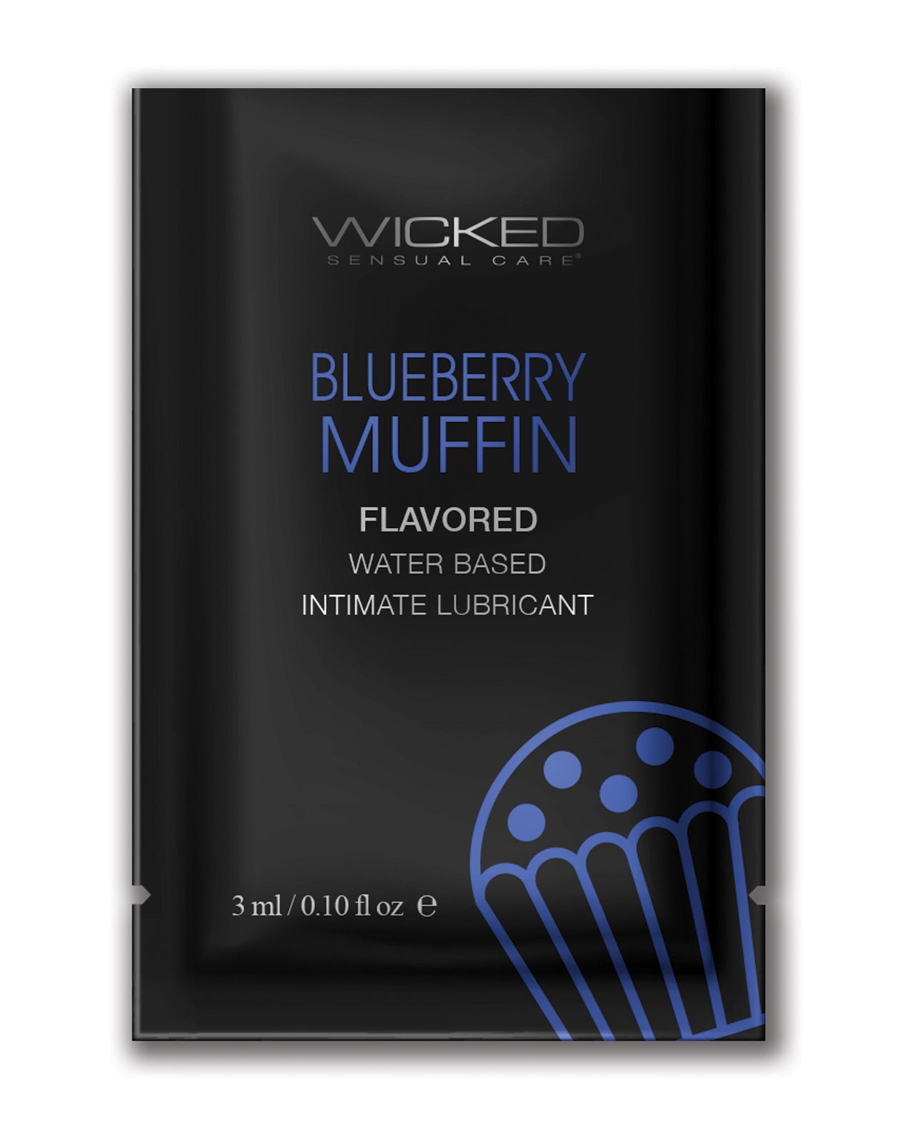 Wicked Sensual Care Water Based Lubricant - . Blueberry Muffin